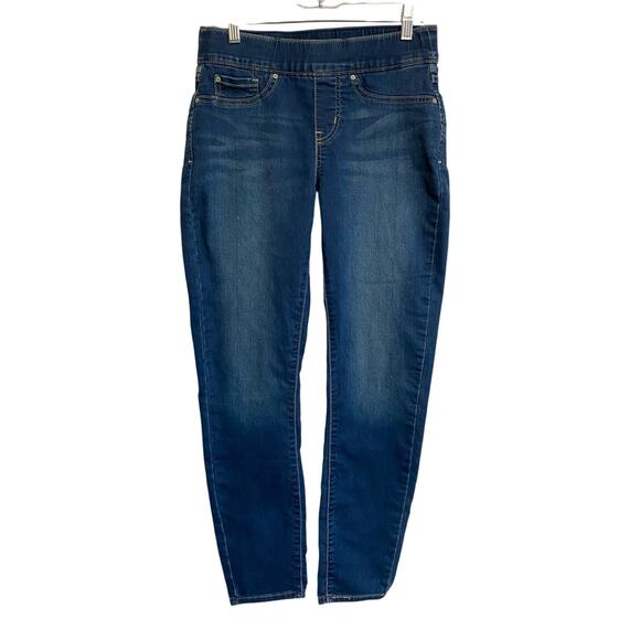 Levis Women's Signature Totally Shaping Pull On Skinny Blue Denim 4M W27/L30 - Picture 4 of 15